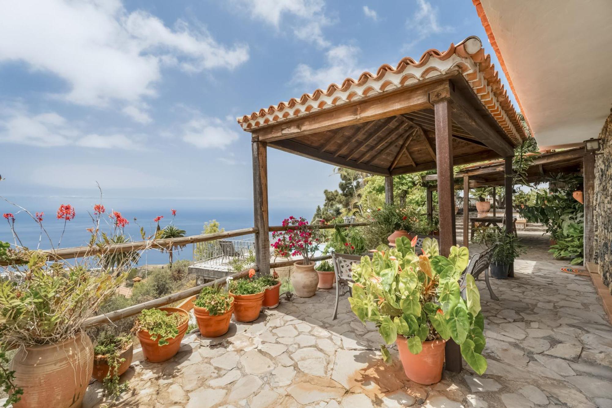 Casa Juliana Tijarafe Villa Buitenkant foto